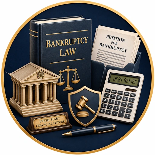 Bankruptcy legal topic icon